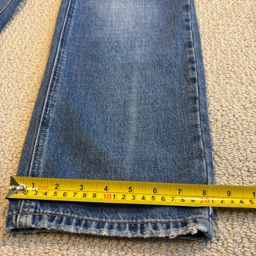 BDG Urban Outfitters Loose Straight Leg Jeans,‎ Medium Wash, Ripped, Size 30